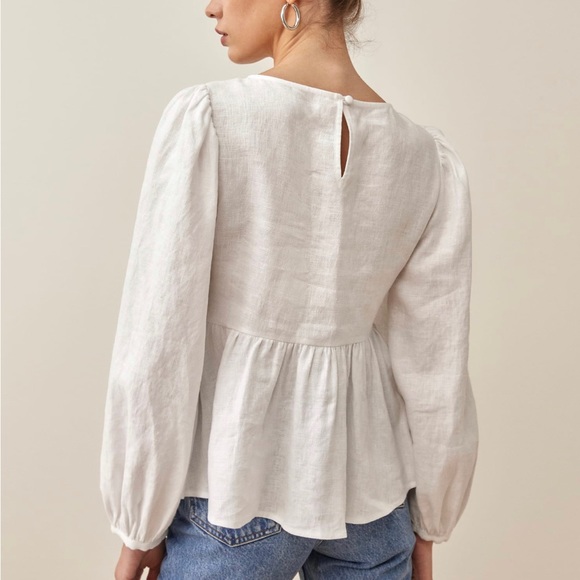 Beautiful NWOT Reformation Rumi Limen Top XS - Picture 2 of 6